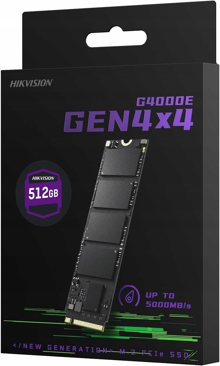 Hikvision M.2 NVME SSD G4000E Gen 4 512GB HS-SSD-G4000E 512G Hikvision M.2 NVME SSD G4000E Gen 4 512GB HS-SSD-G4000E 512G